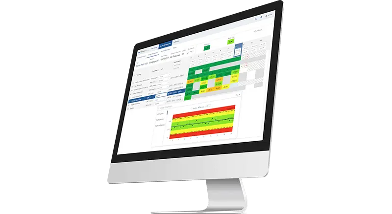 Net-Inspect Quality Management Capability Chart